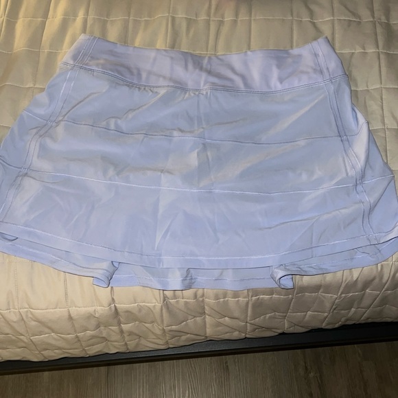 lululemon athletica Dresses & Skirts - lululemon skirt with shorts pastel blue color never used and perfect condition.